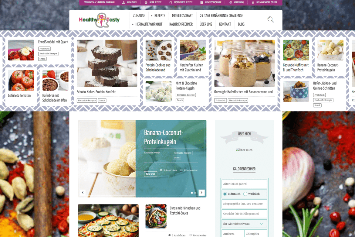 HealthyAndTasty.ch – Proiect Web Design eSys Agency